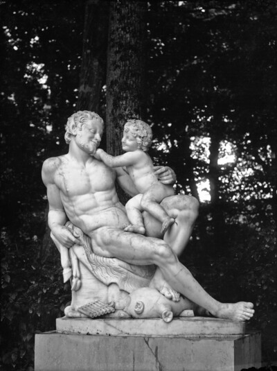 Silen with bacchus boy