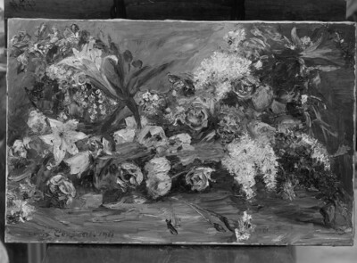 Lilac, roses and amaryllis