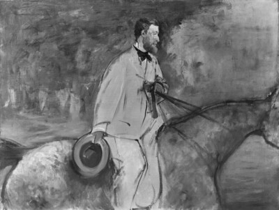 Émile Guillaudin on horses