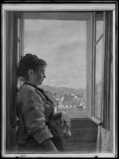 At the window. Cella in Säckingen