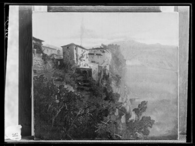 City or monastery on the rock