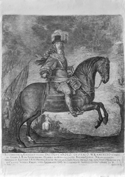 Equestrian portrait of Count Carl Gustav Wrangel (1613-1676)