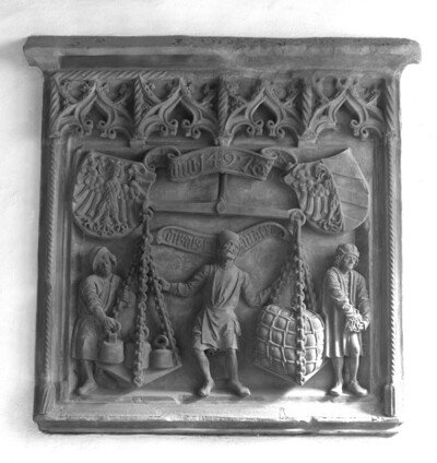 Relief of the city scale in Winklerstraße