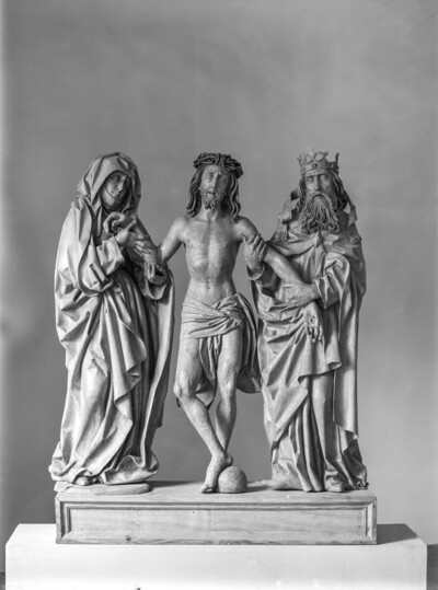 The Dead Christ held by Mary and God Father