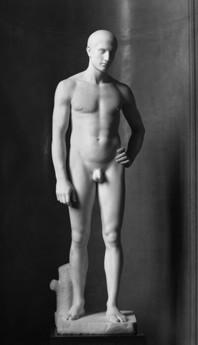 Standing young man