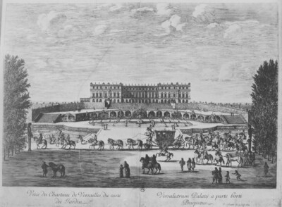 Versailles: Garden front of the castle