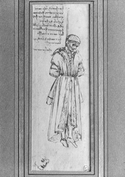 The hanged Medici murderer Bernardo di Bandini Baroncelli