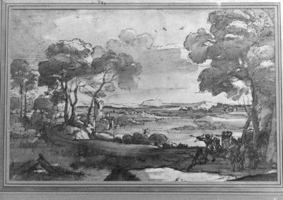 Sea Landscape with Soldiers