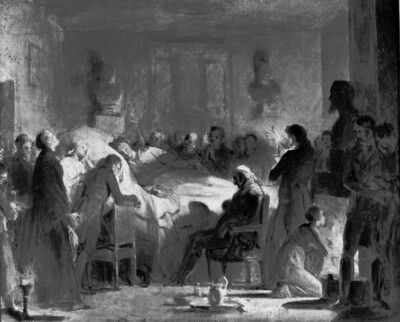 Death of the Duke of Berry in the presence of Louis XVIII