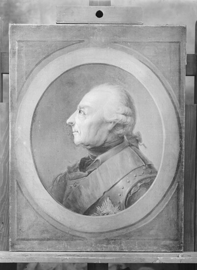 Friedrich the Great as an old man