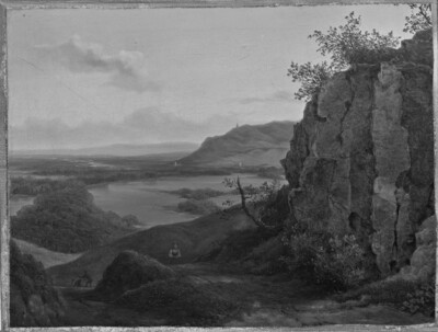 River landscape in the Middle Alpine region