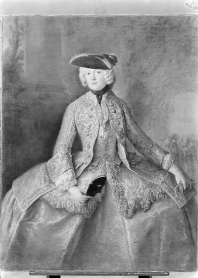Princess Amalie (1723-1787), sister of Frederick the Great, as Amazon