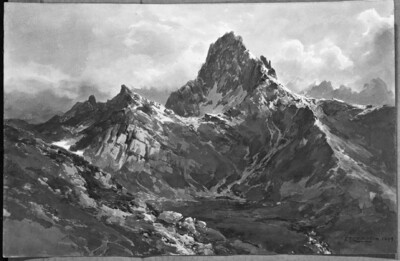 The Schlenkerspitze seen from the mother’s head