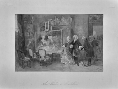 La Visité á l 'atelier.