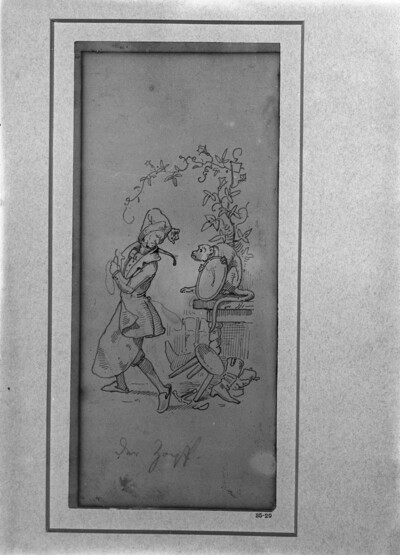 Illustration of Chamisso’s “Der Zopf”