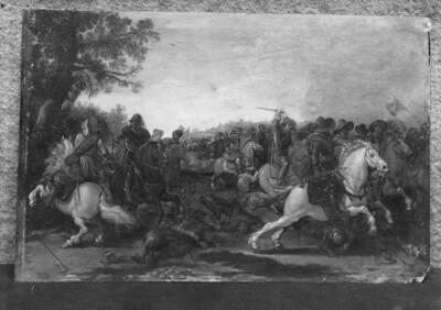 Equestrian battle