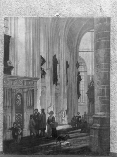 The inside of Groote Kerk in Dordrecht
