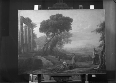 Italian coastal landscape in the morning light