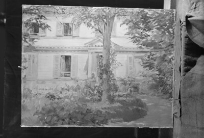 Country house in Rueil/La maison à Rueil/La maison de Manet