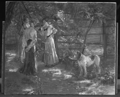 The Daughters of the Artist in the Garden