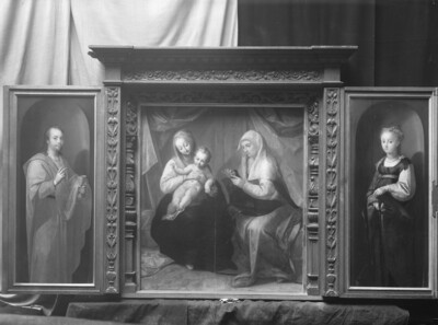 Anna-Selbdritt, John the Evangelist, Saint Catherine