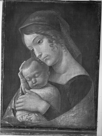 Mary with the sleeping child