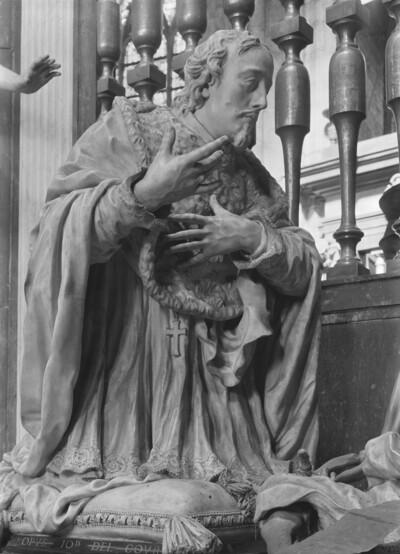 Detail of the bishop