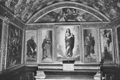 Immaculata with saints