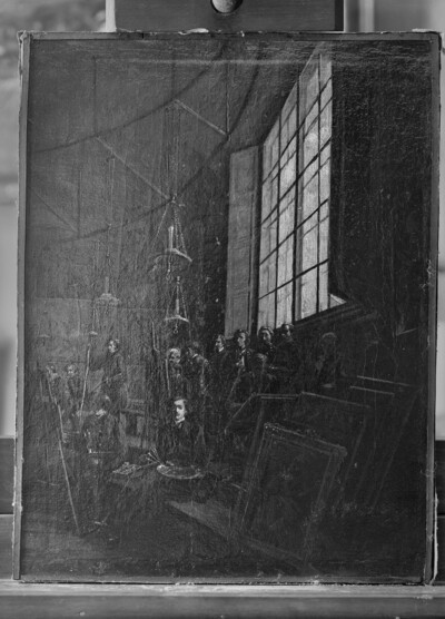 Wnętrze Szkoły Sztuk Pięknych w Warszawie/Interior of the Academy of Fine Arts