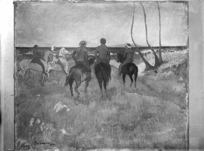 Horseman on the beach/Cavaliers sur la plage