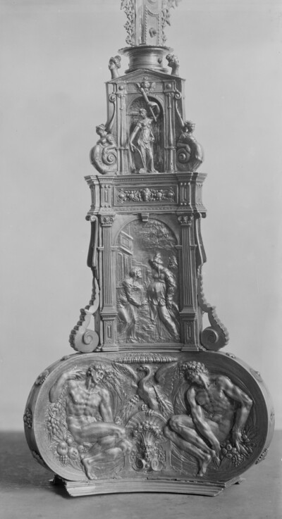 Allegorical scene with Phoenix