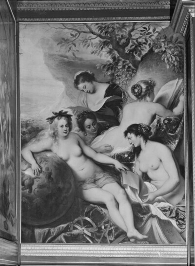 The Parnass with five Muses