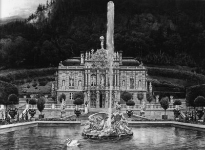 Linderhofer Schloss, Südansicht