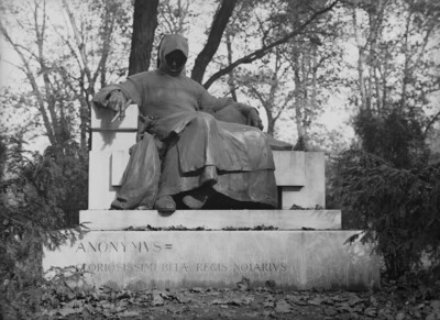 Memorial to the chronicler of Gesta Hungarorum