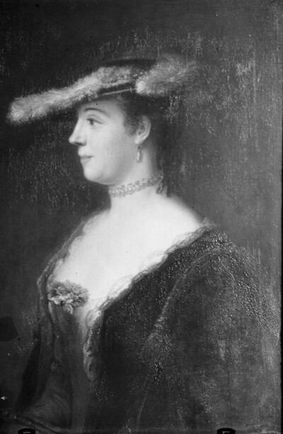 Portrait of Ursule-Anne Pesne as Saskia