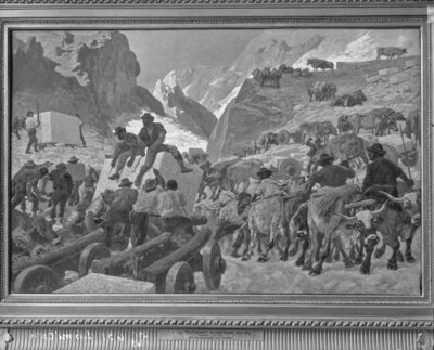 Marmor-Transport in Carrara