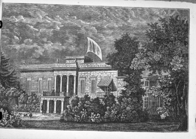View of Klein-Glienicke Palace in Berlin