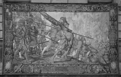 Episode of the Otto von Wittelsbach carpets: Otto von Wittelsbach storms the Veronese break in 1155
