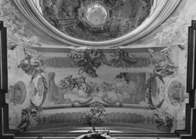 Angel making music