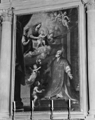 The Madonna appears to Saint Filippo Neri