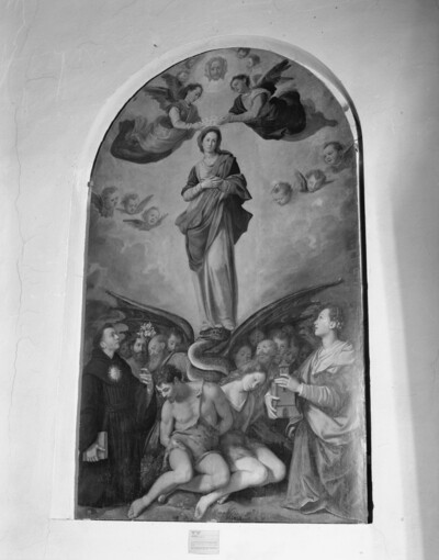 Immaculata with saints