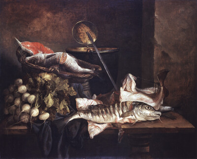 Stilleben mit Fischen