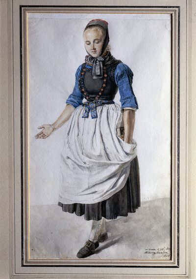 Girl in Willingshin Tracht - Schwalmerin