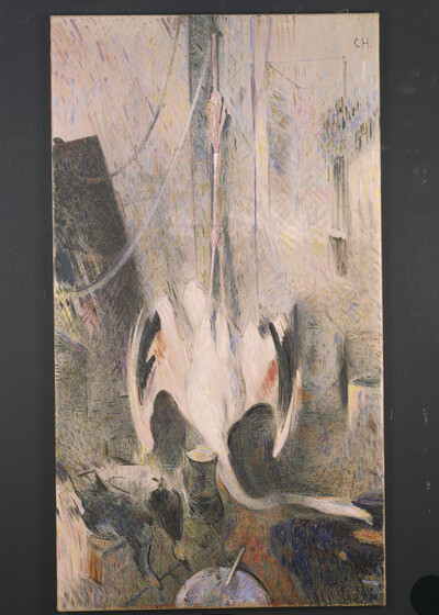 Stilleben mit Flamingo
