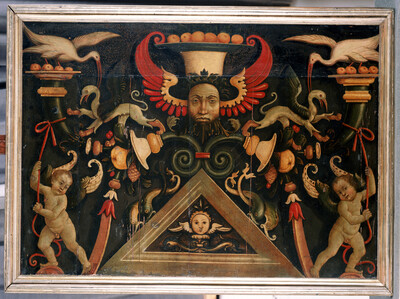 Counterpart: Grotesque (for Inv.-Nr. 118), filling of a cassette ceiling, folio 00119