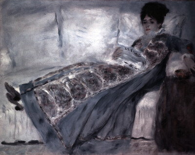 Lying Woman on Ruhebett