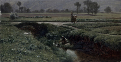 Landscape with Bächlein