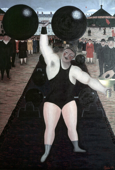 The strong man of the fair