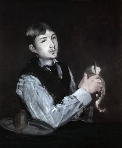 Portrait of a Boy, peeling