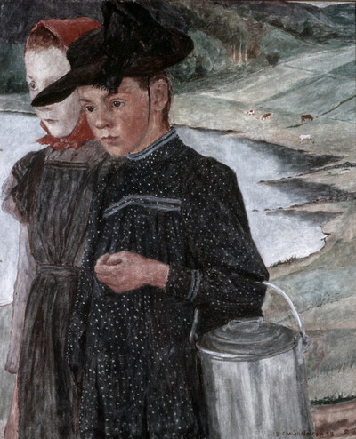 Two peasant girls